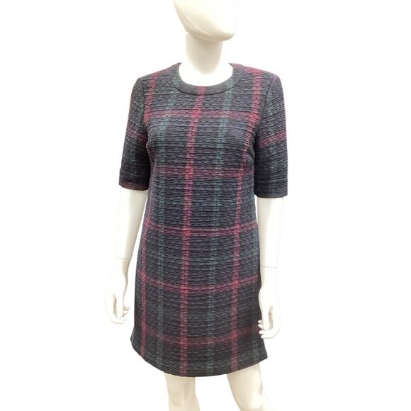 Elizabeth And James Dress Women’s Size S Textured Fabric Multicolor Dark Colors - Picture 1 of 4